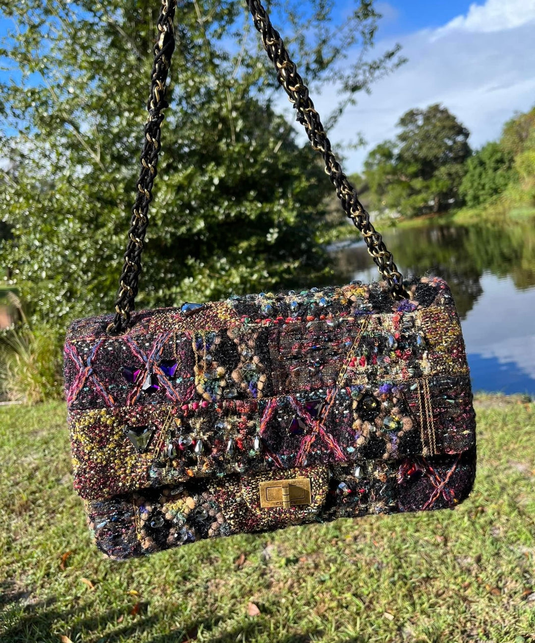 Chanel Tweed Paris/Byzance Limited Edition 2.55 Reissue Flap Bag