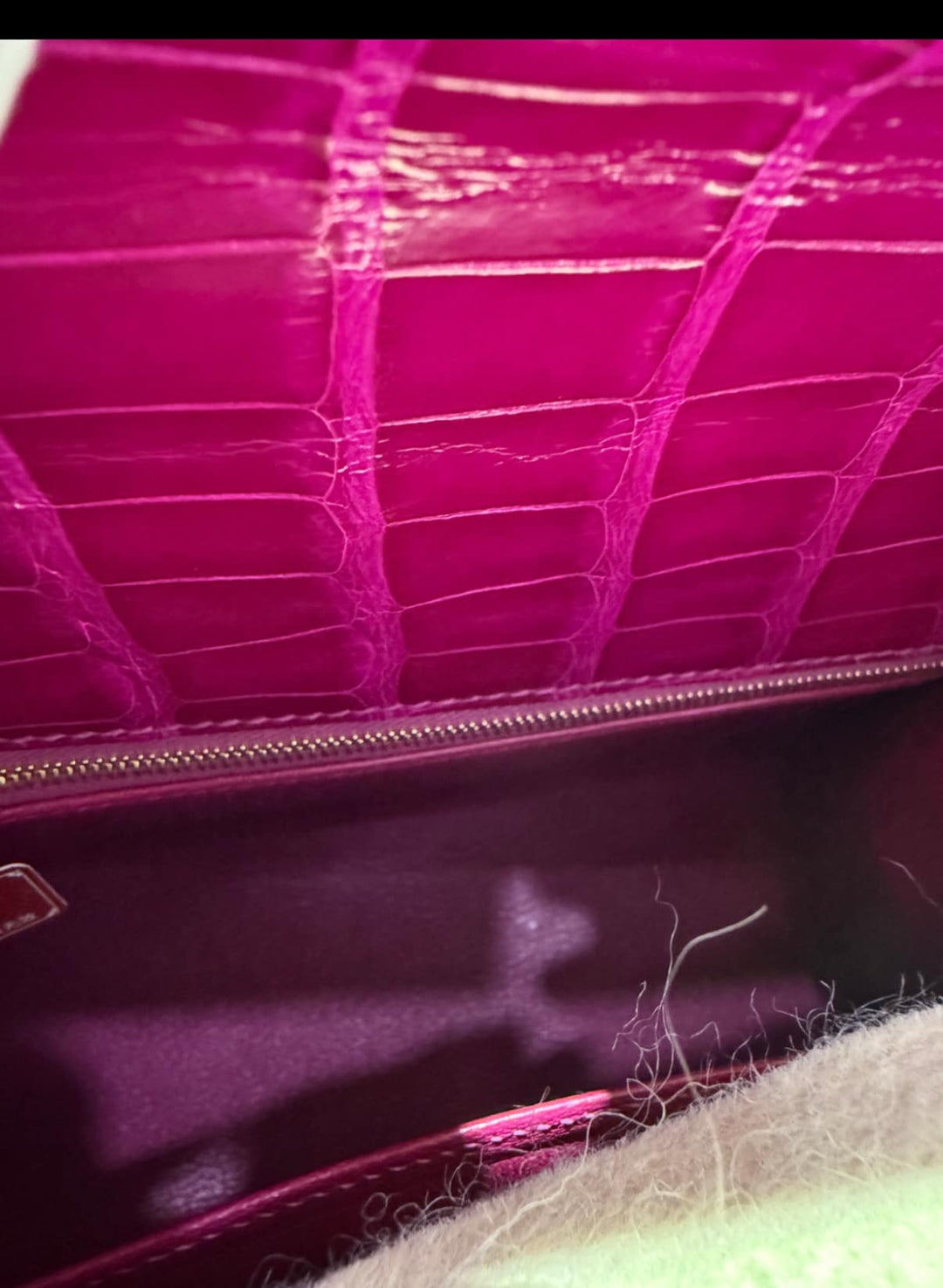 Hermes 2019 Rose Scheherazade Shiny Niloticus Crocodile Kelly 25 Sellier
