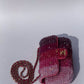 Chanel Pink Ombre Crystal Mini Flap