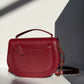 Chanel 17B Small Burgundy Coco Curve Messenger Flap Bag