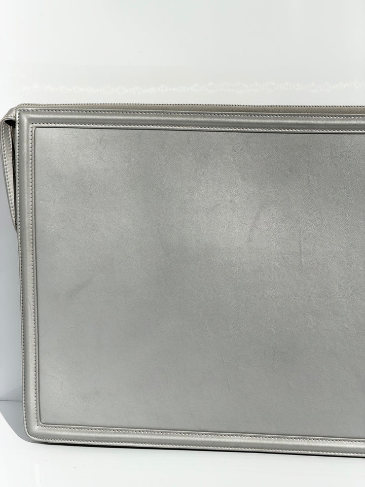 Chanel Rare LED XL Clutch Silver 2017