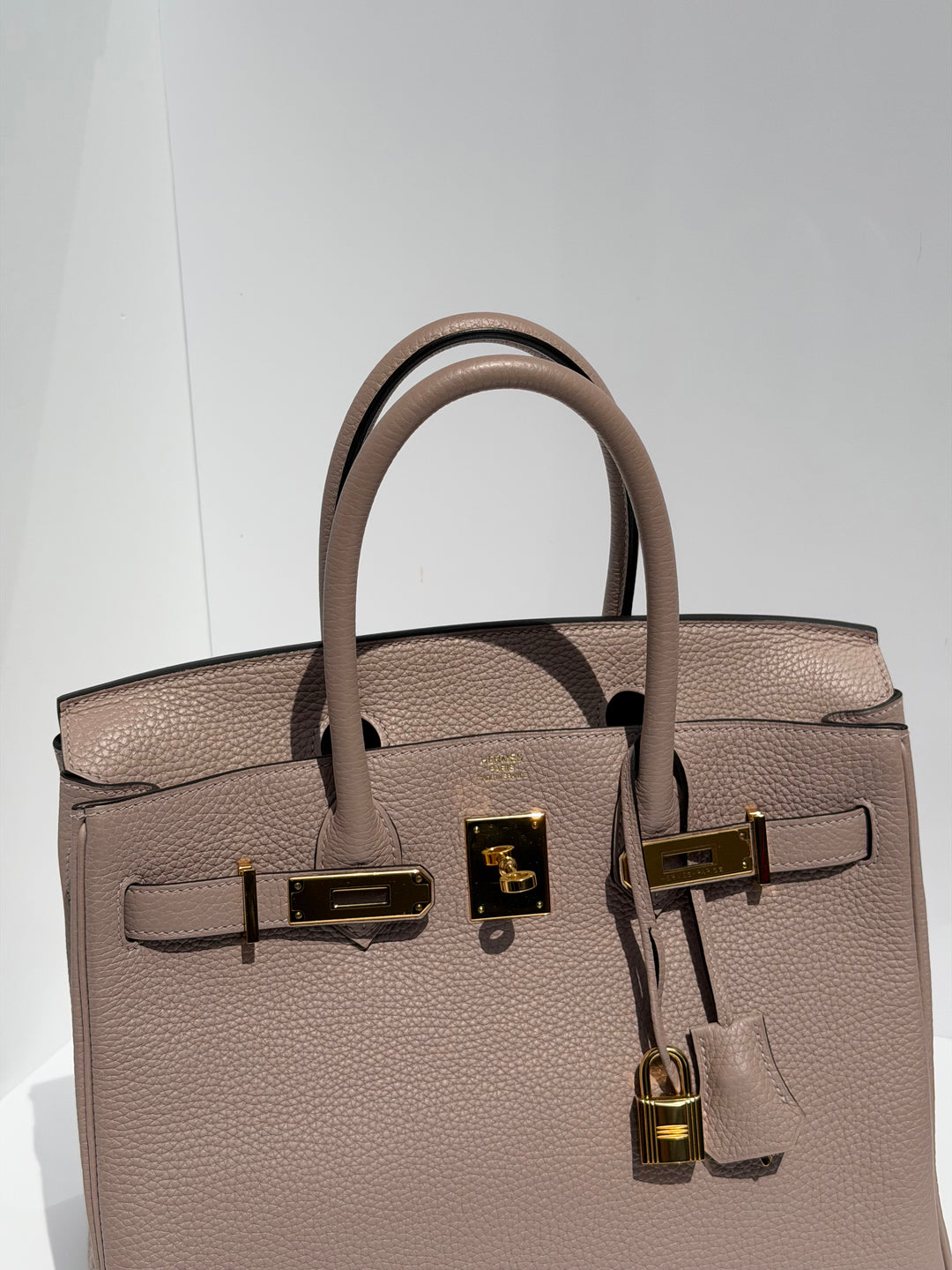 Hermès Birkin 30 Glycine Togo Gold Hardware 2015