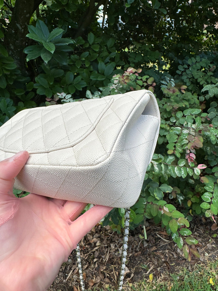 Chanel Craie Caviar Mini Flap Bag