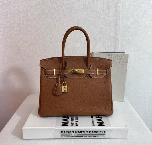 Hermes 2014 Gold Gold Togo Birkin 30