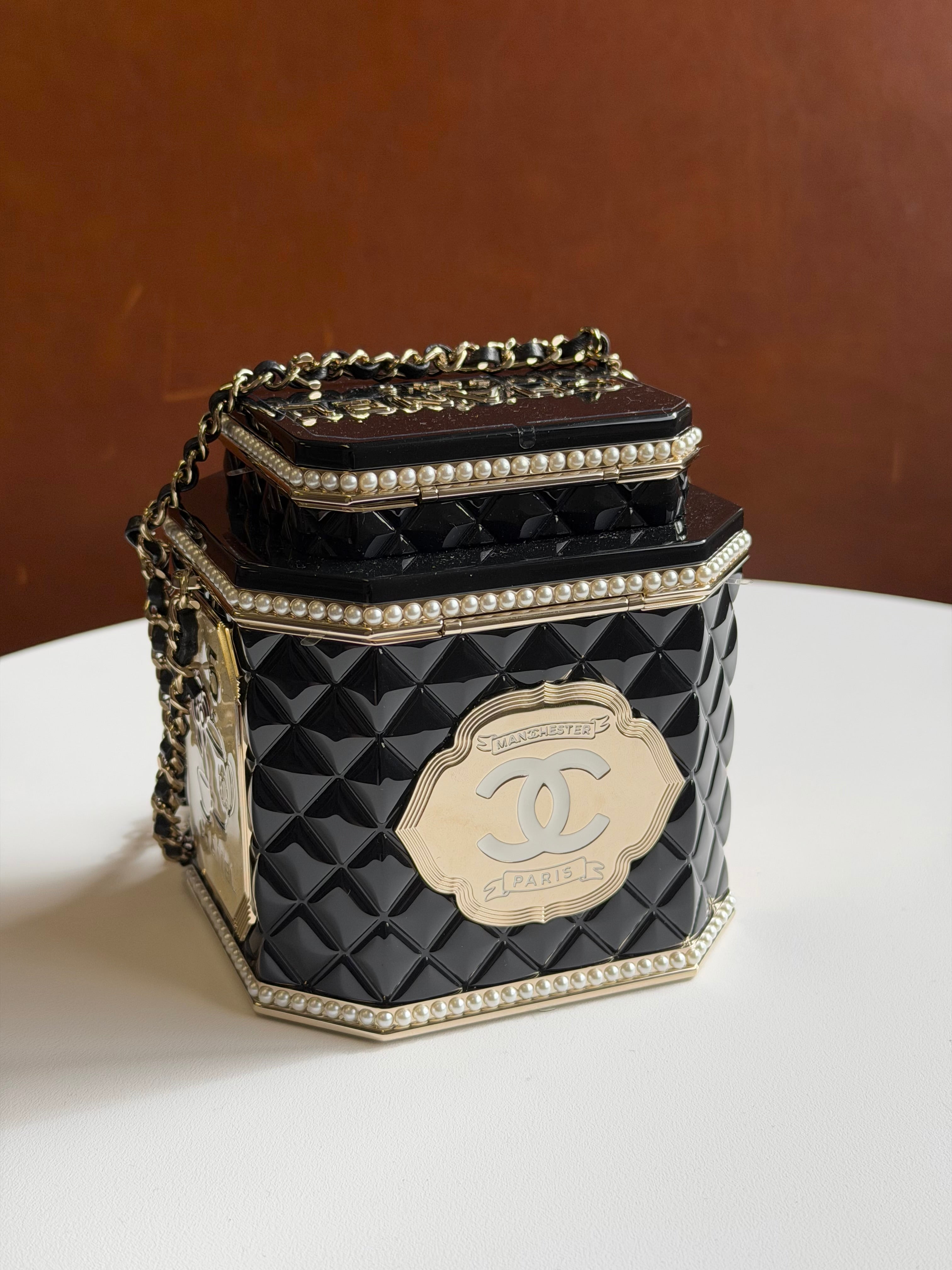 Chanel 2024 Paris Manchester Tea Box Minaudière – Its A Luv Story