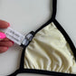 Chanel Spring/Summer 1994 Vintage Yellow Logo Bikini