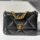 Chanel Small Black 19 Flap