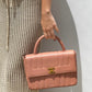 Chanel Vintage Caviar Vertical Quilted Kelly Flap Bag
