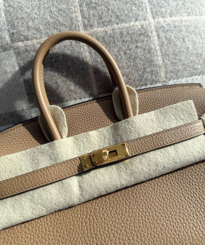 Hermès Birkin 25 Chai Togo Gold Hardware 2022