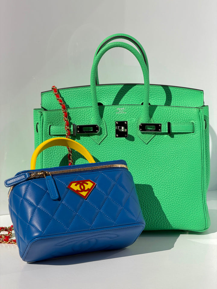 Hermès Birkin 25 Vert Comics Togo Palladium Hardware 2023