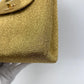 Chanel RARE 1998 Gold Silk Woven Small Kelly