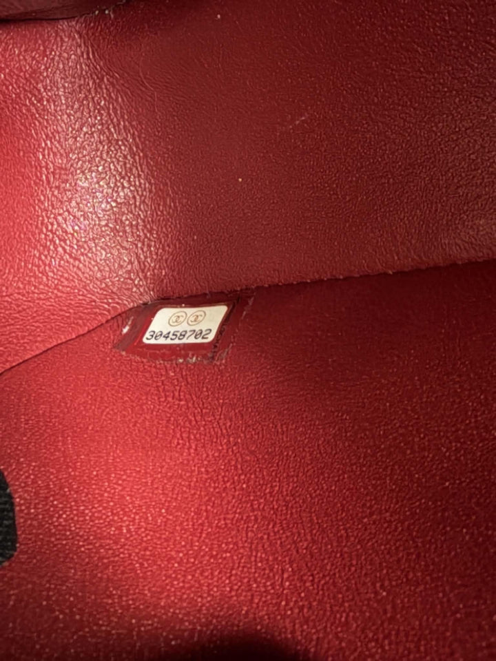 Chanel Small Classic Double Flap Caviar Wine Red Silver Hardware 2020