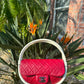 Chanel Runway Small Red Hula Hoop Bag