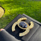 Chanel 19A Egypt Multicolor XL Beatle Brooch