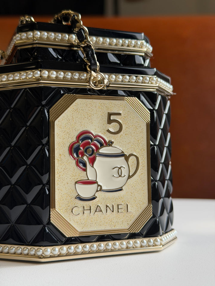 Chanel 2024 Paris Manchester Tea Box Minaudière