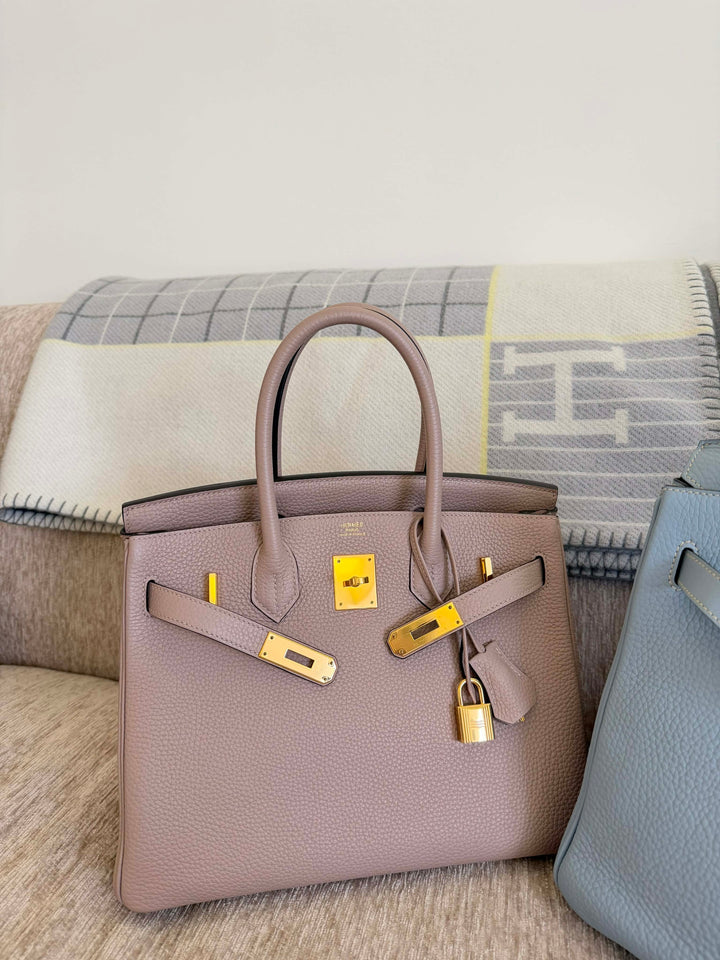 Hermès Birkin 30 Glycine Togo Gold Hardware