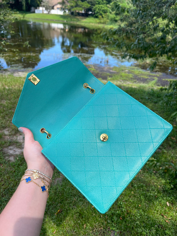 Chanel Vintage Tiffany Caviar Top Handle