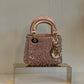 2022 Satin Rose Champagne Micro Beaded Lady Dior