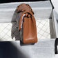 Chanel 22S Small Caramel Lambskin Classic Flap Bag + LGHW