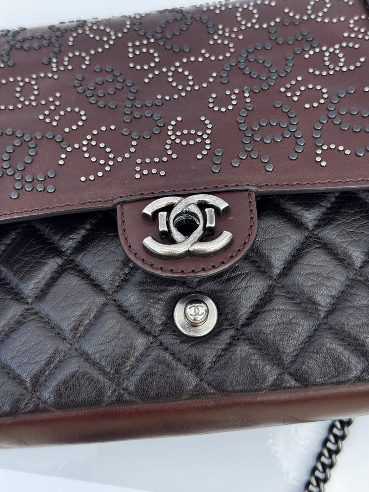 Chanel Jumbo Paris Dallas Texan Satchel Flap Bag