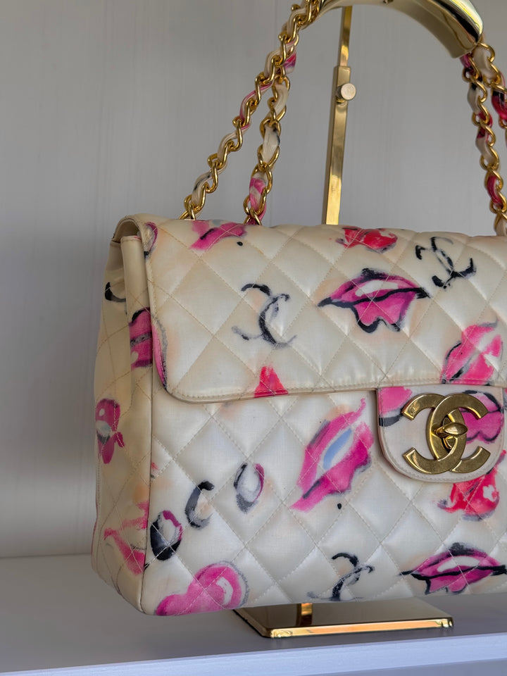 Chanel 1994 Jumbo Lips & Kisses Flap Bag