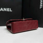 Chanel 19b Burgundy Small Caviar Classic Flap