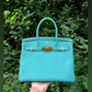 Hermes 2015 Bleu Atoll Togo Birkin 30