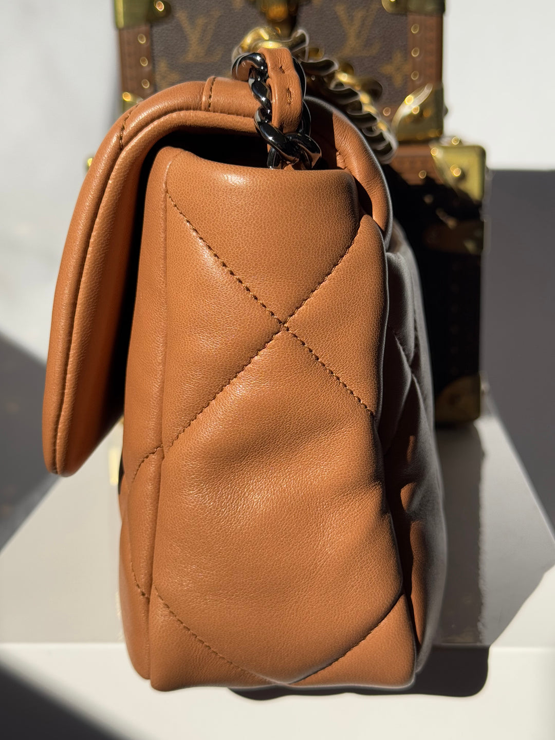 Chanel 21P Small Caramel 19 Flap Bag