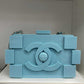 Chanel Baby Blue Plexiglass Lego Minaudiere