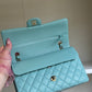 Chanel 20C Tiffany Blue Medium Caviar Flap Bag