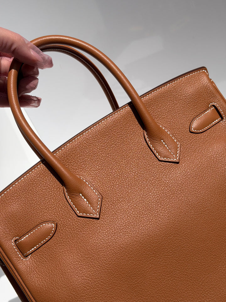Hermès Birkin 30 Gold Taurillon Novillo Gold Hardware 2019