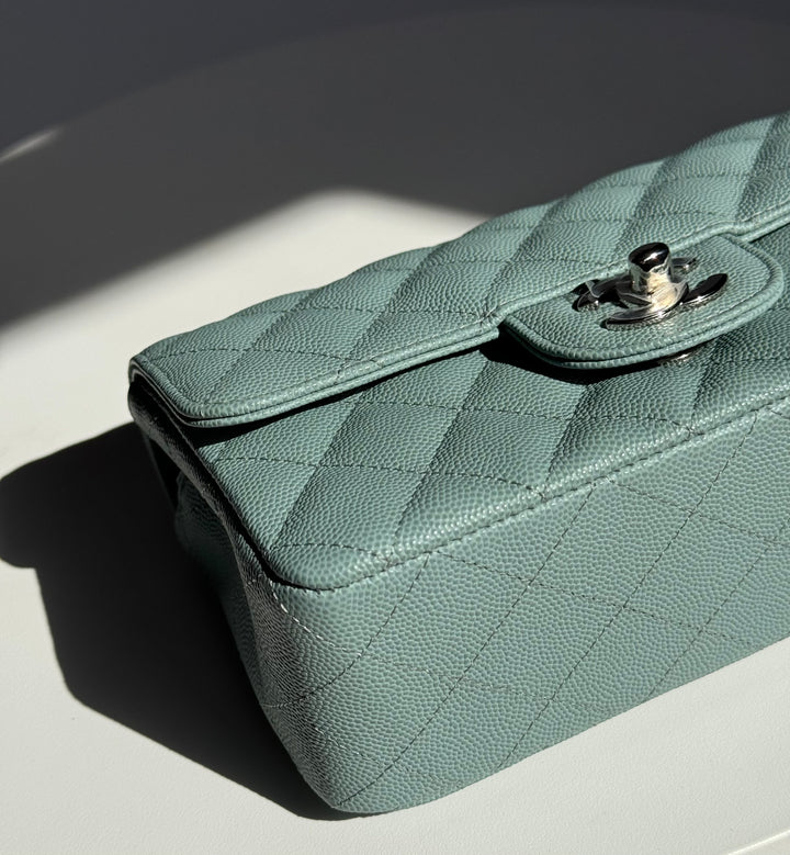 Chanel 18C Blue Caviar Mini Flap