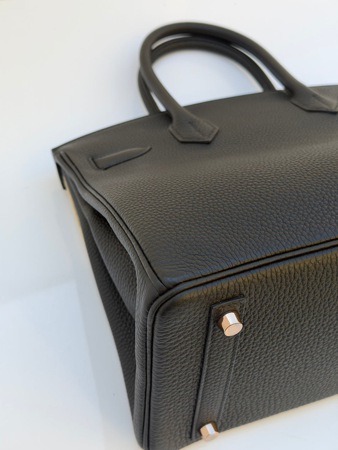 Hermès Birkin 30 — Noir Togo with Rose Gold Hardware