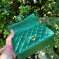 Chanel 18S Emerald Green Caviar Mini Flap Bag