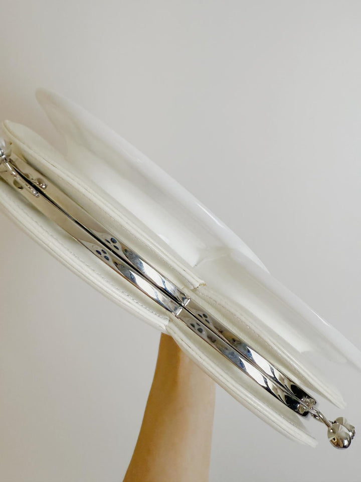 Chanel White Plexiglass Brasserie Gabrielle Plate Minaudière