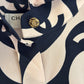 Chanel 2021 Silk Wave Shirt & Pants Set