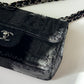 Chanel Black Patchwork Medium Single Flap Bag