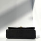 Chanel 1997 Small 24K Black Camellia Classic Flap Bag