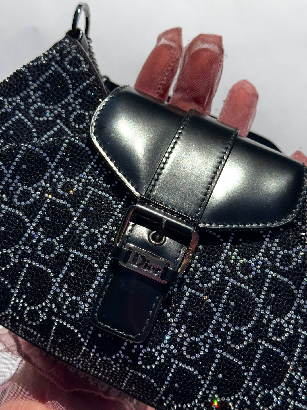 Dior 2003 Limited Edition Crystal Shoulder Bag