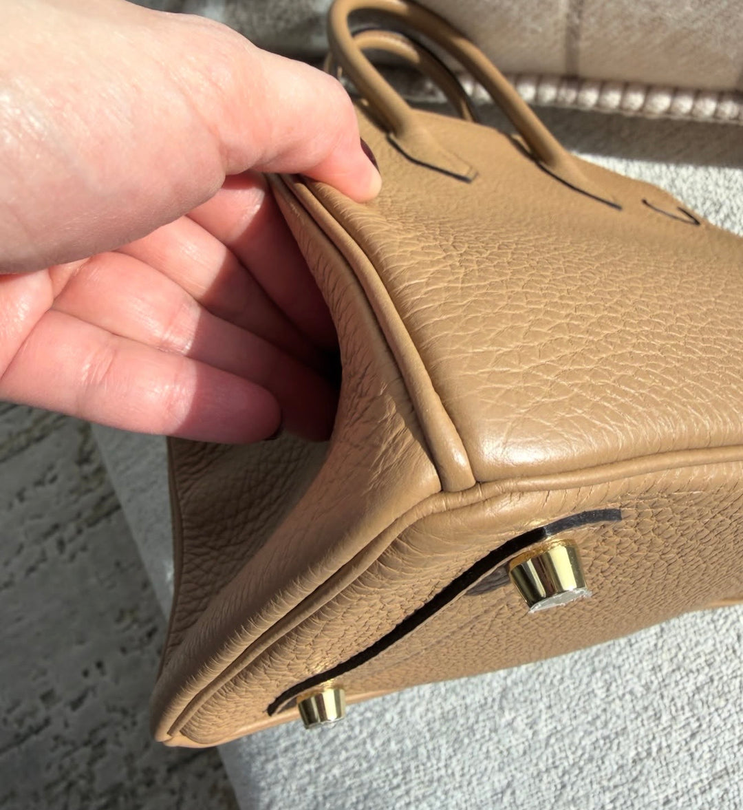 Hermès Birkin 25 Chai Togo Gold Hardware 2022