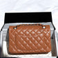 Chanel 22S Small Caramel Lambskin Classic Flap Bag + LGHW