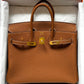 Hermes Gold Gold Togo Birkin 25