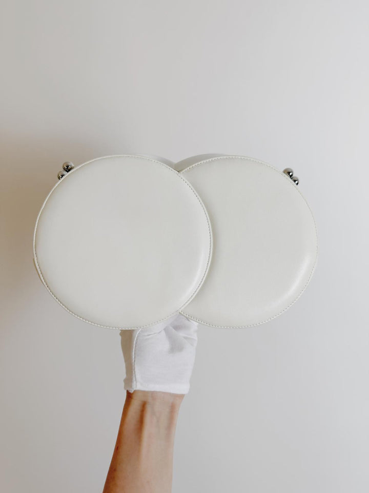 Chanel White Plexiglass Brasserie Gabrielle Plate Minaudière