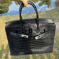 Hermes SO Black Matte Croc Birkin 35