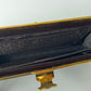 Celine Croc Embossed Brown Shoulder Clutch Bag