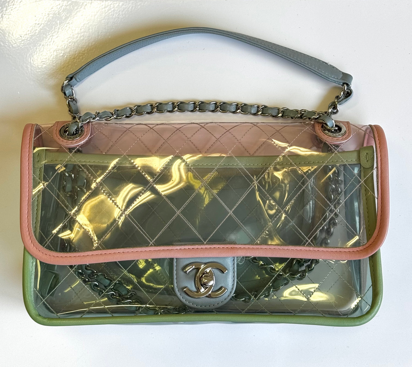 Chanel Coco Splash Medium PVC Lambskin Flap Bag