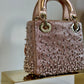 2022 Satin Rose Champagne Micro Beaded Lady Dior