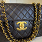 Chanel Chocolate Brown Vintage Lambskin Jumbo Flap Bag