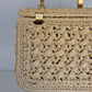 Celine 2023 Raffia Chain Shoulder Bag