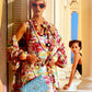 Chanel 1992 Medium Iridescent Sequin Flap Bag